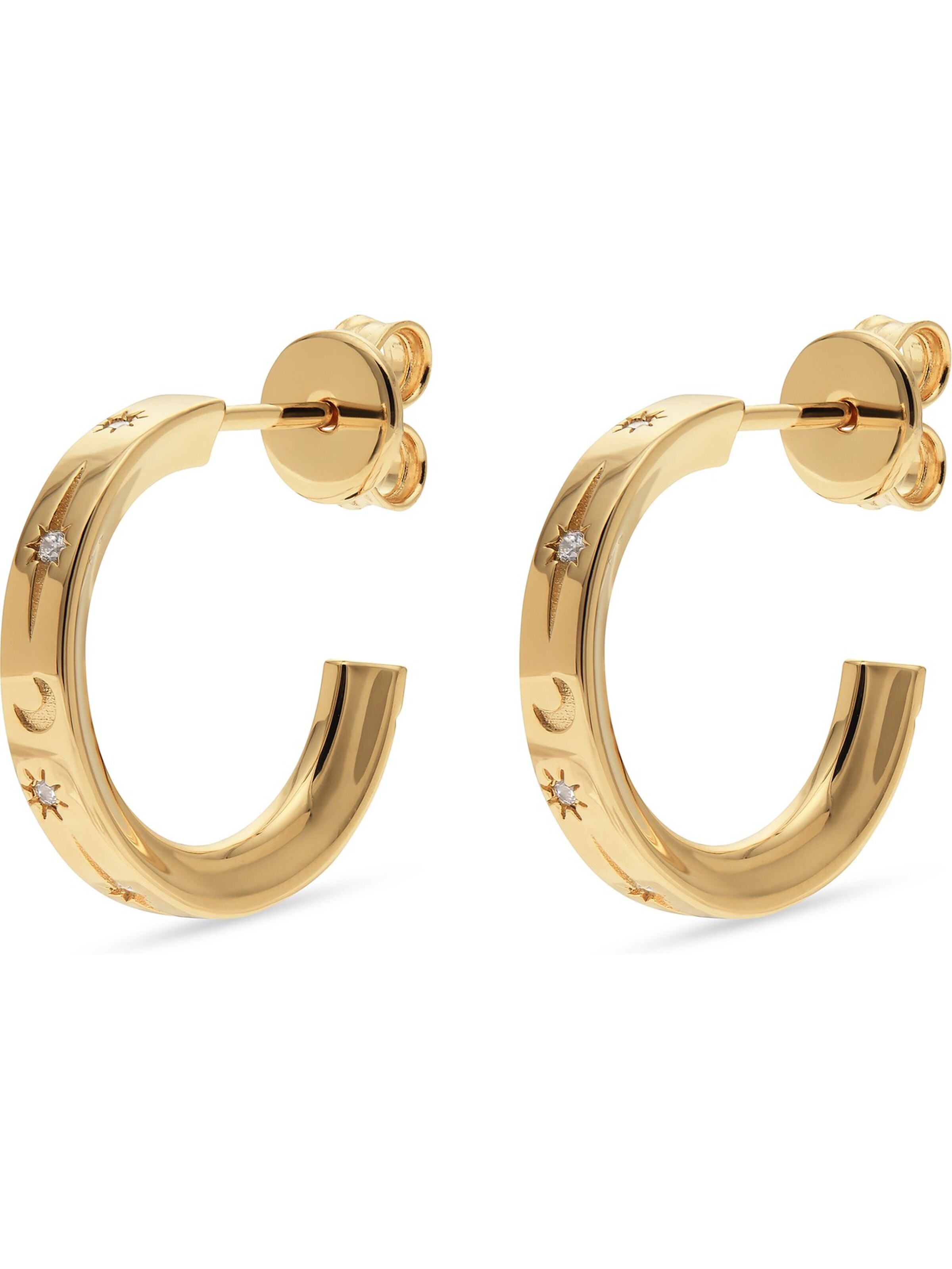 JETTE Earrings in Yellow: front