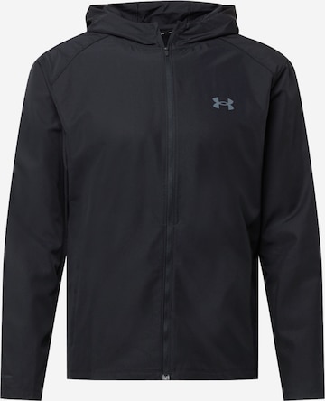 Jachetă de trening de la UNDER ARMOUR pe negru: față