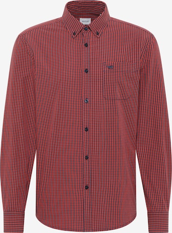 MUSTANG Regular fit Button Up Shirt in Red: front
