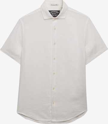Fit confort Chemise 'Riviera' Superdry & Co en blanc : devant