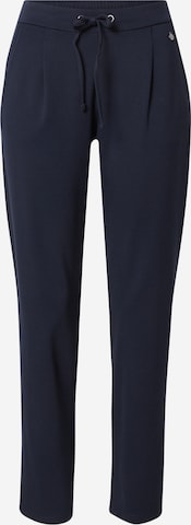 Fransa Regular Pleat-front trousers in Blue: front