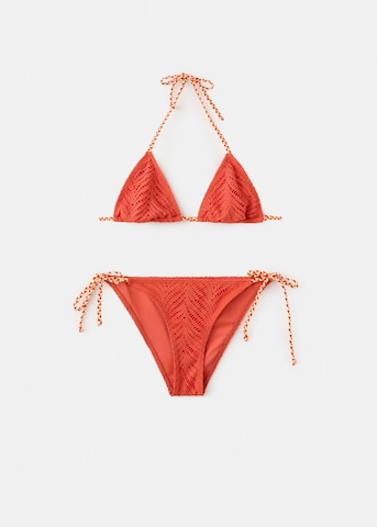 MANGO TEEN Triangle Bikini 'Sandra' in Orange