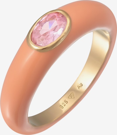 ELLI Bague en orange / rose, Vue avec produit