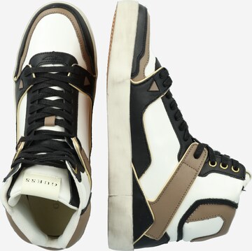 GUESS Sneakers hoog 'LODI' in Zwart