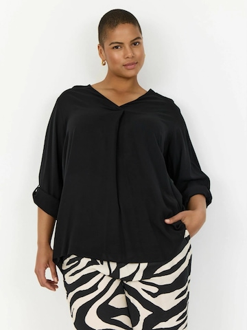 Wasabi Concept Shirts 'Sia' i sort: forside