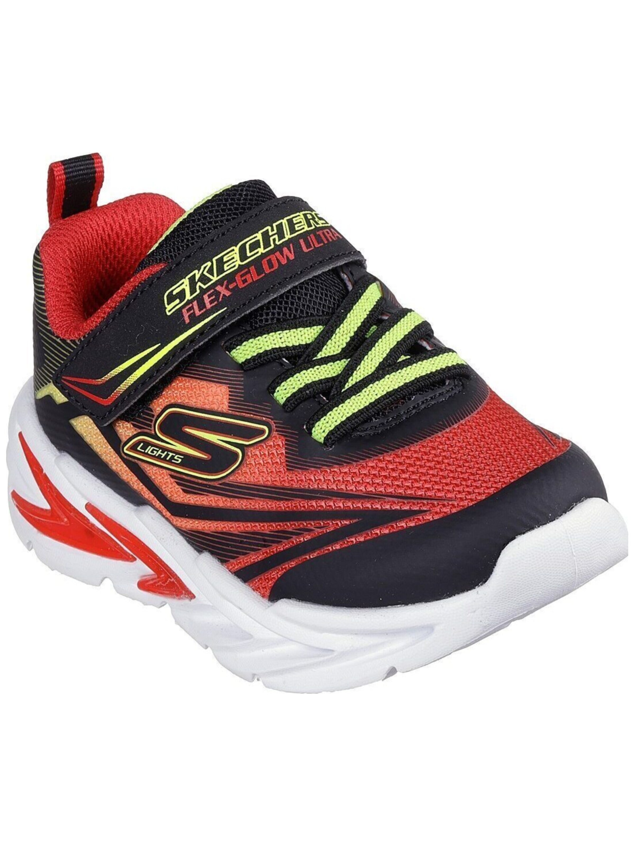 SKECHERS Sportschuh 'Skechers S Lights-flex-glow'‌‌‌‌‌ in Rot: Vorderseite