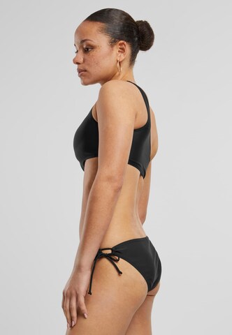 Urban Classics Bustier Bikini - fekete