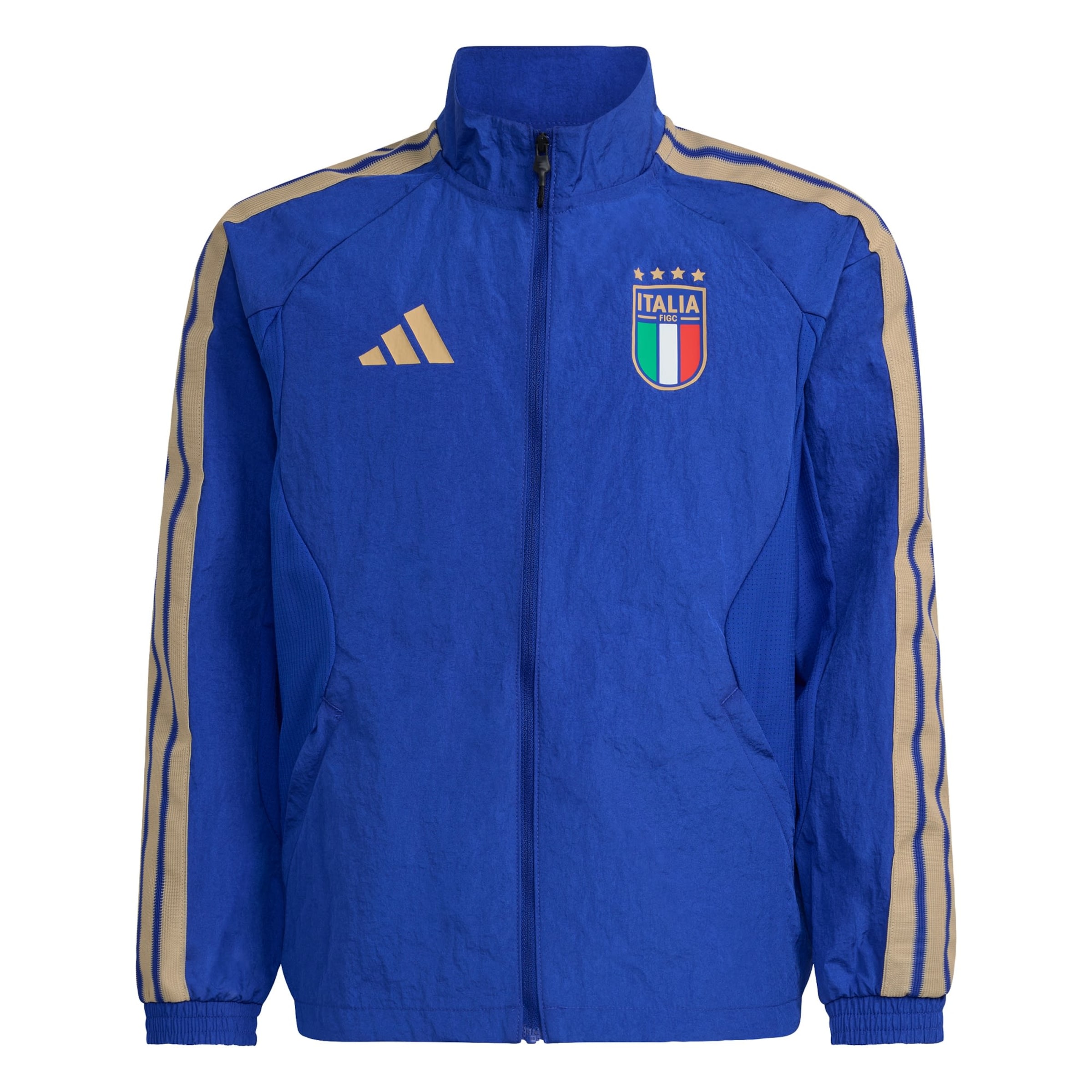 ADIDAS PERFORMANCE - Chaqueta deportiva 'Italien Anthem' en azul: frente