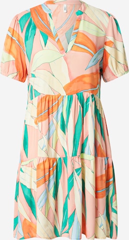 Robe 'ONLNOVA THEA' ONLY en rose : devant