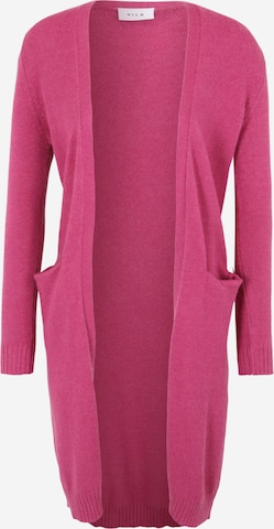 Vila Petite Knit cardigan 'Ril' in Pink: front