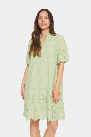 Robe 'Geleksa' SAINT TROPEZ en vert : devant