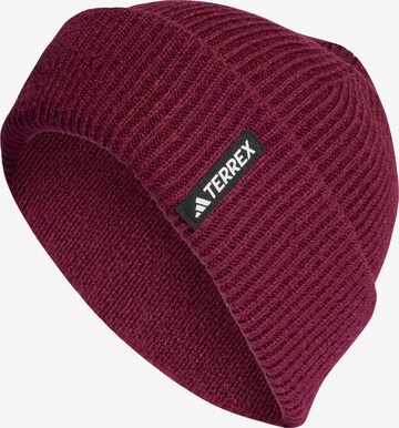 ADIDAS TERREX Athletic Hat 'Multi' in Red: front