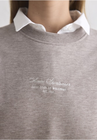 Sweat-shirt 'Script' Aim'n en marron