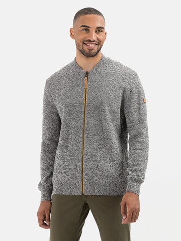 CAMEL ACTIVE Knit Cardigan in Grey: front