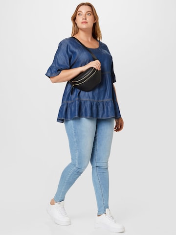 Persona by Marina Rinaldi - Blusa 'FAVORE' en azul