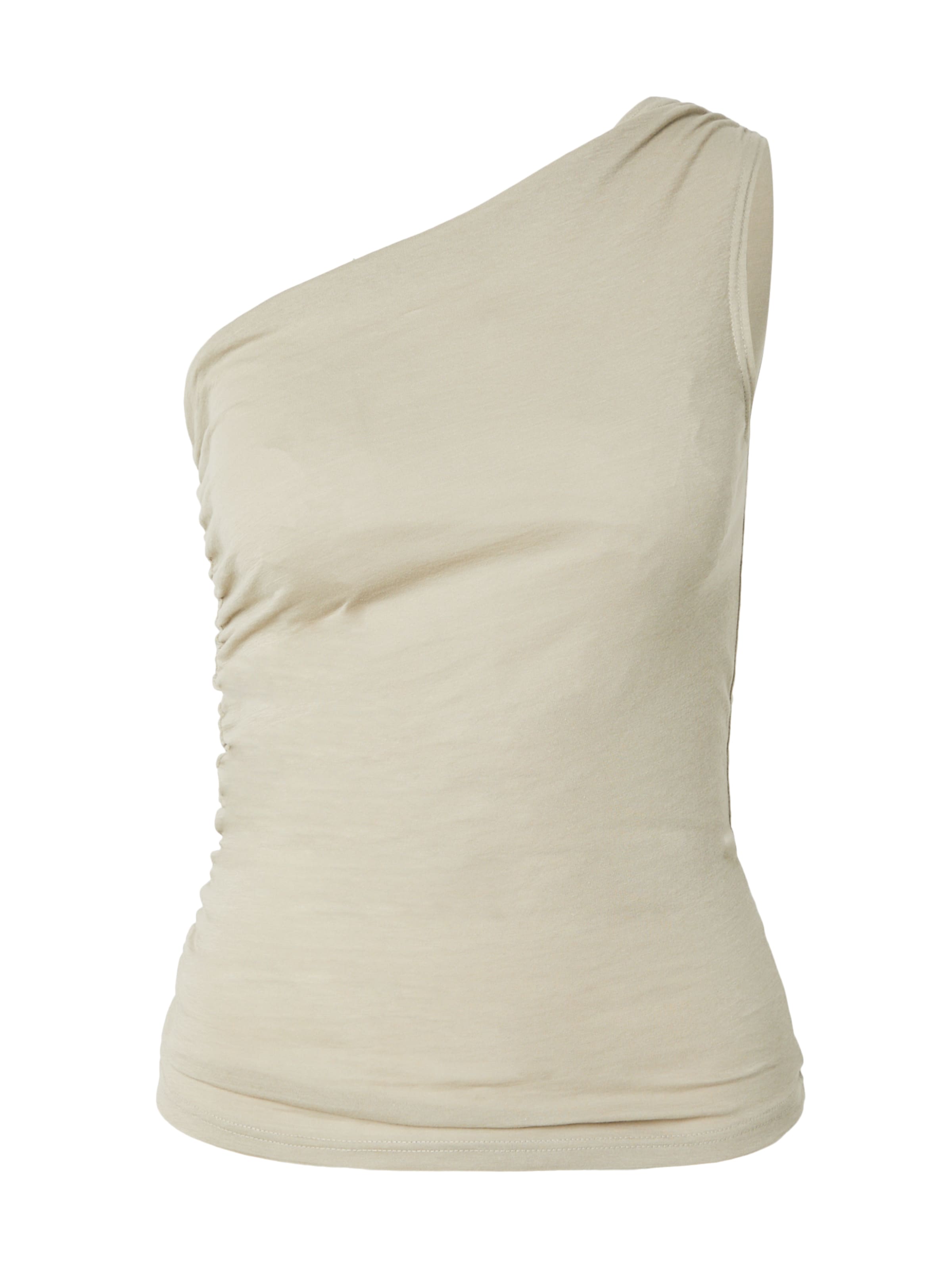 WEEKDAY Топ в Бежевый: спереди