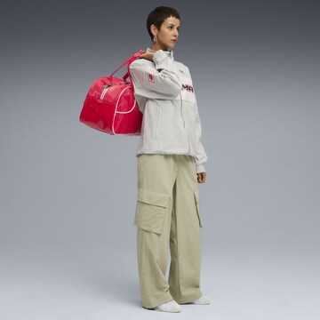 PUMA Wide leg Cargobroek 'Ess' in Groen