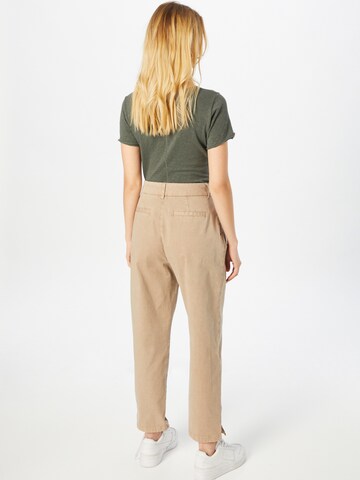 Tapered Pantaloni con pieghe 'Modern' di ESPRIT in beige