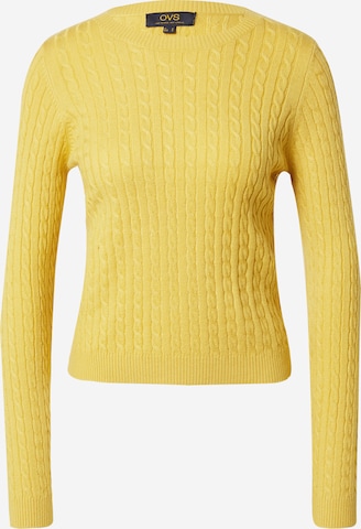 OVS Sweater in Yellow: front