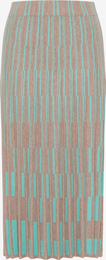IZIA Skirt in Turquoise / Taupe, Item view