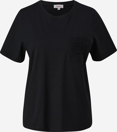 s.Oliver Shirt in schwarz, Produktansicht