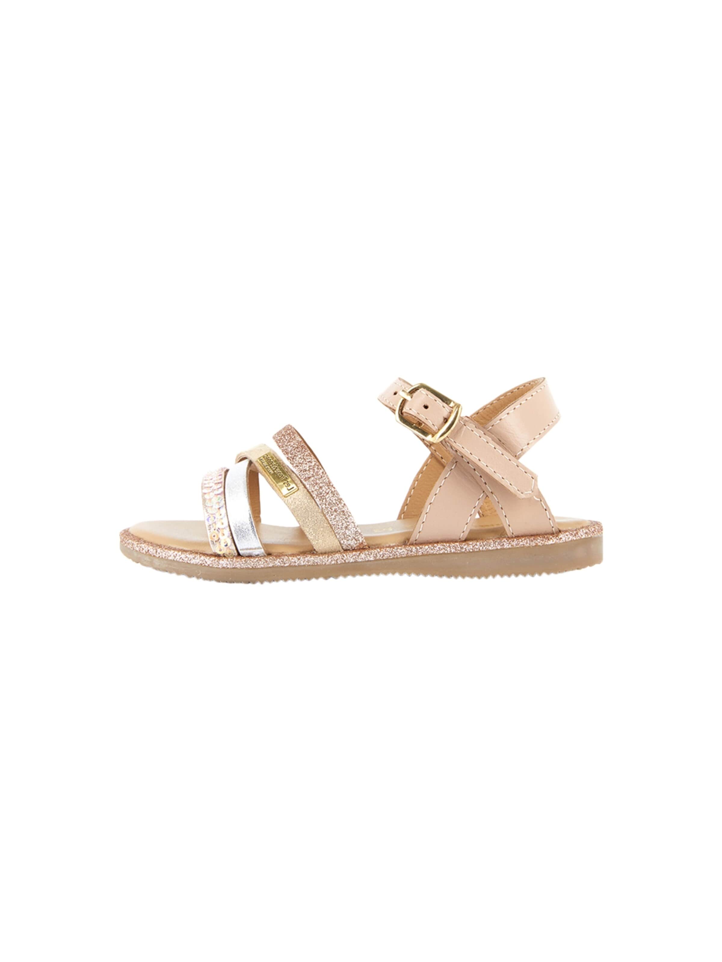 Sandales 'Flache Ledersandale „Inaya“' Les Tropéziennes en beige : devant