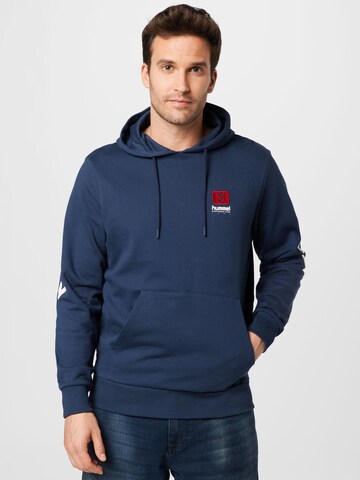 Hummel Sportsweatshirt 'GRAHAM' in Blau: Vorderseite