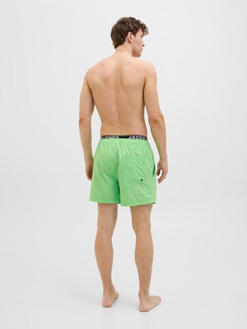 JACK & JONES Board Shorts 'JPSTMaui' in Green