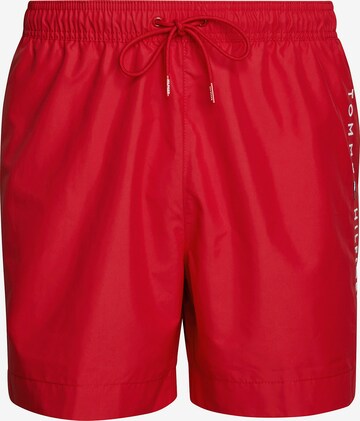 Tommy Hilfiger Underwear Zwemshorts in Rood: voorkant