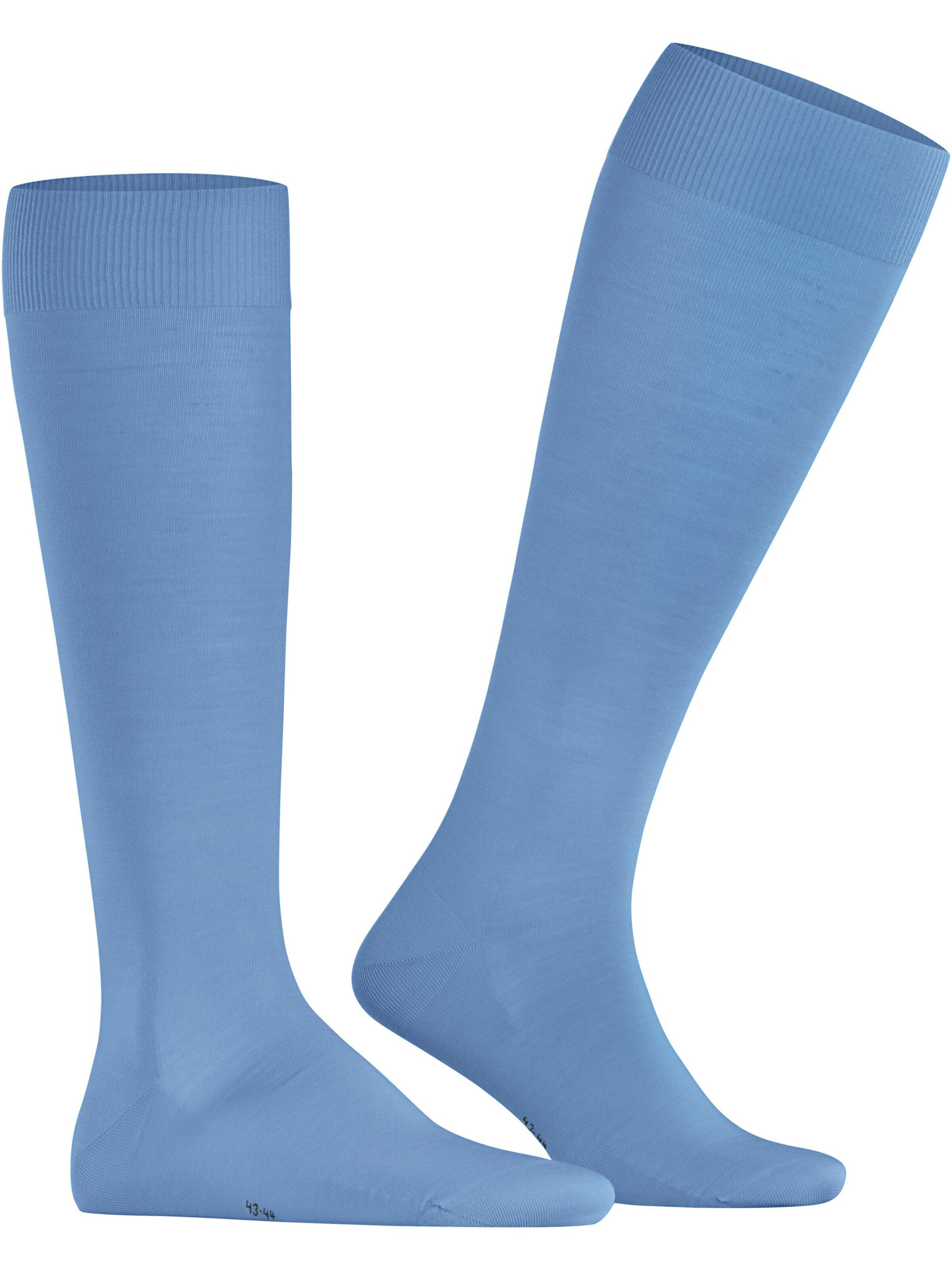 FALKE Knee High Socks 'ClimaWool' in Blue