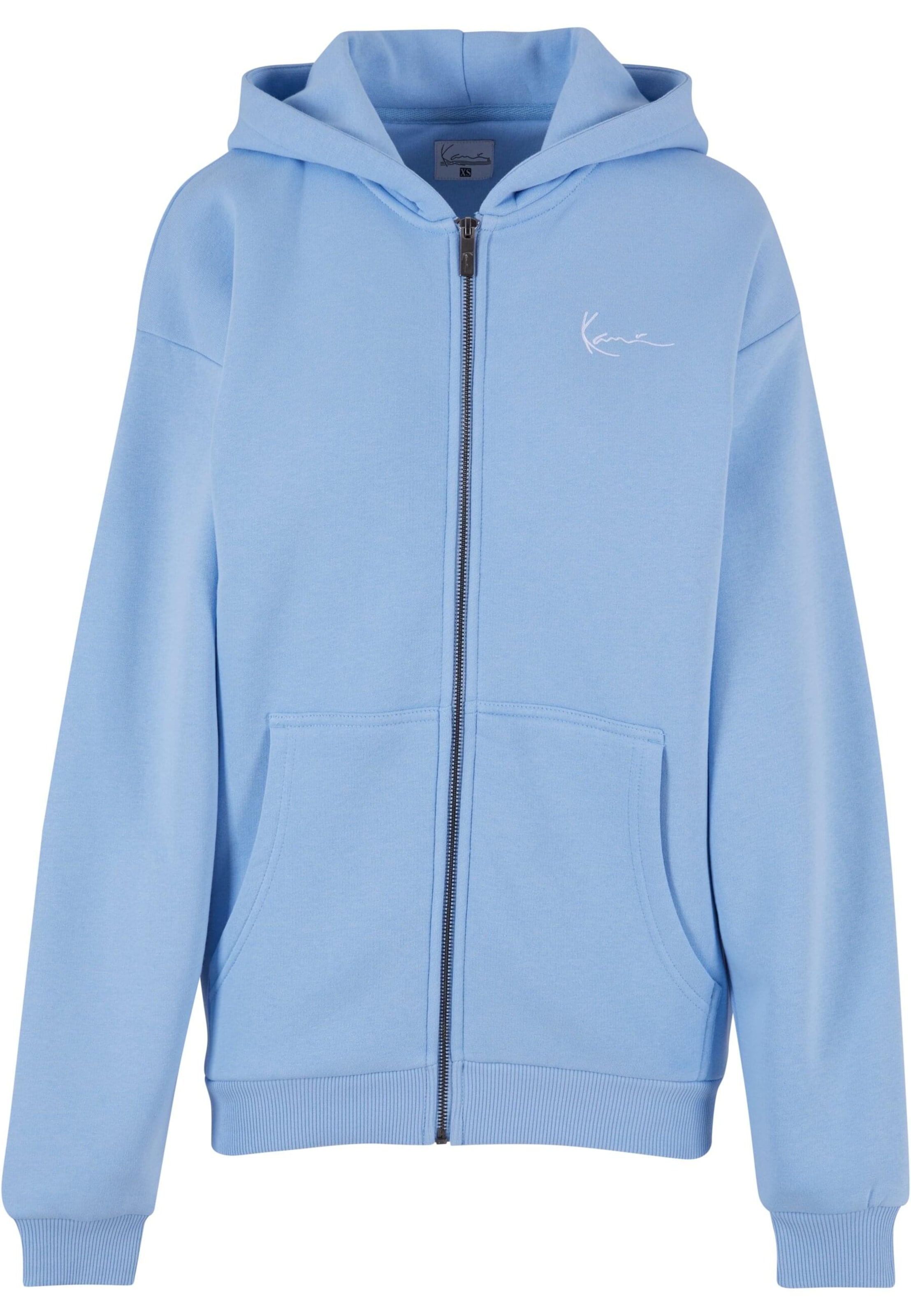 Karl Kani Sweat jacket 'KM-ZH011-090-11' in Blue: front