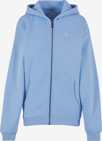 Karl Kani Zip-Up Hoodie 'KM-ZH011-090-11' in Blue: front