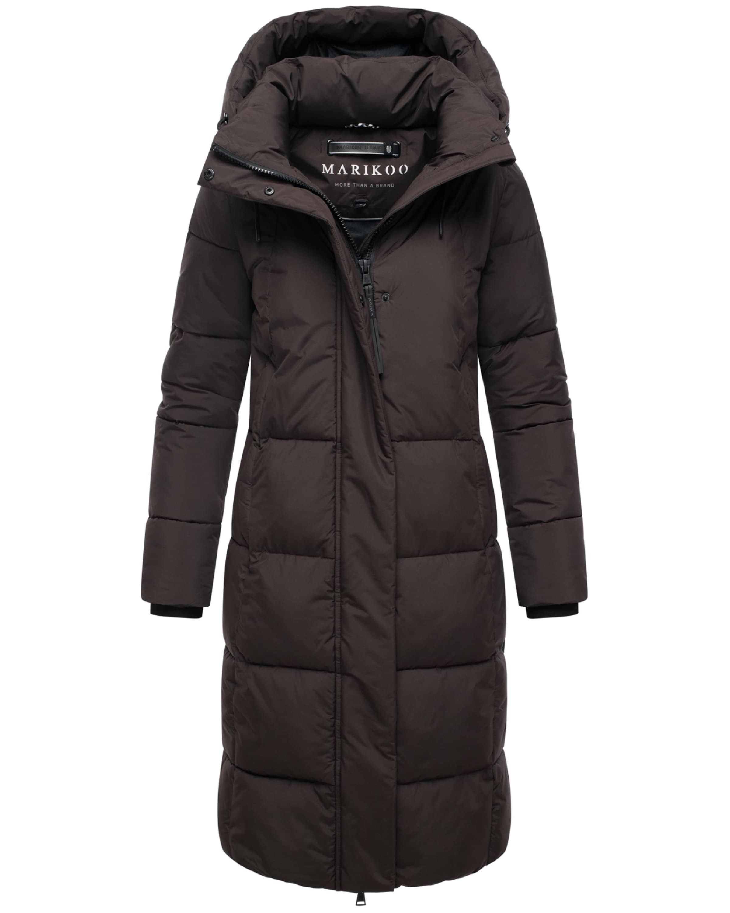 MARIKOO Winter Coat 'Chumanii XVI' in Brown