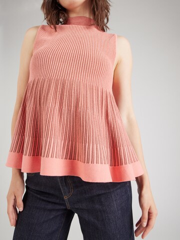 Top in maglia di Stefanel in rosa