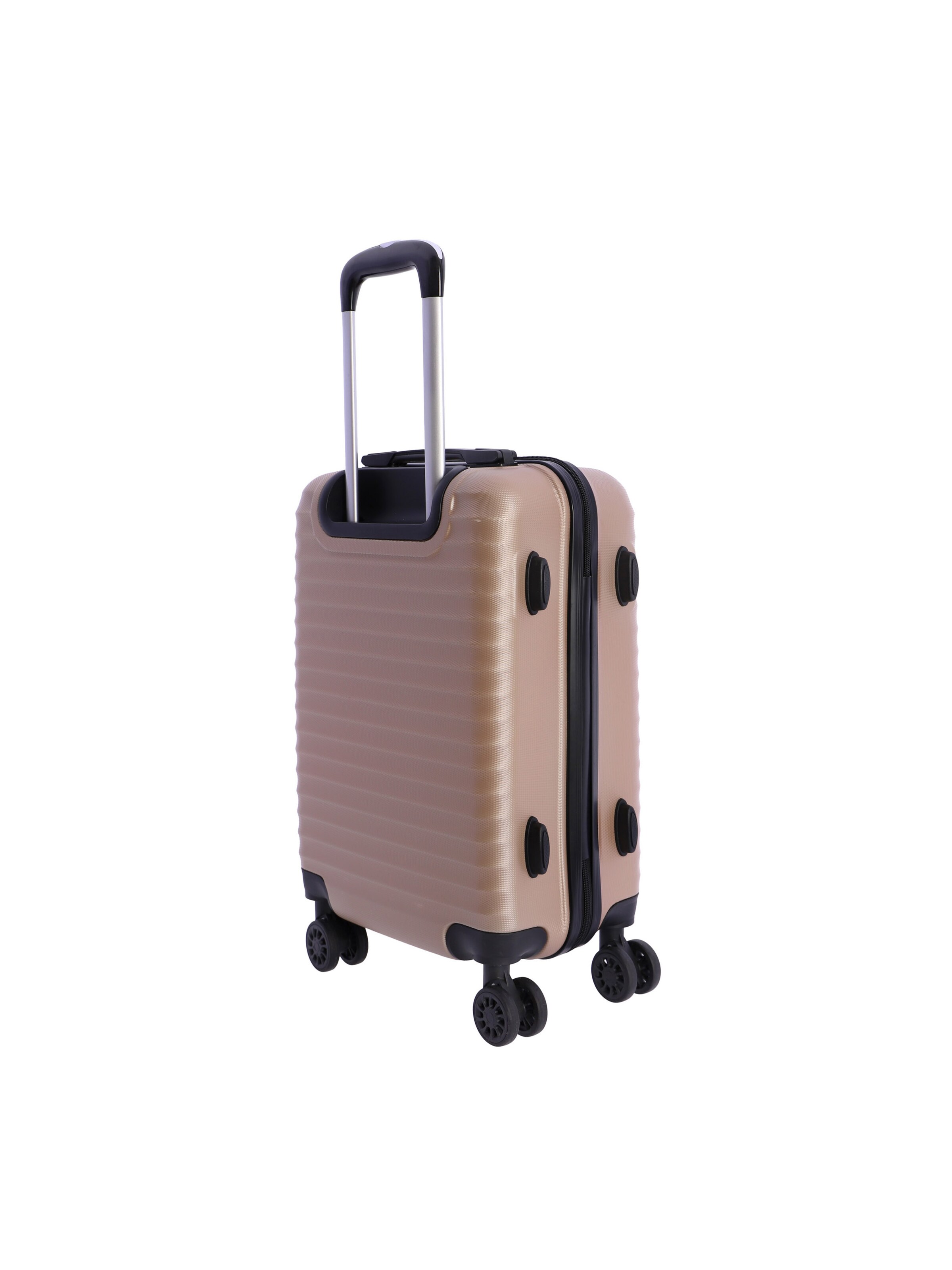Don Algodon - Carrito 'DON ALGODON - Maletas de Viaje Cabina - Maleta 55x40x20 - Maletas de Viaje - Maleta de Cabina Resistente Ryannair - Trolley Equipaje para Avion con 4 Ruedas de 360º y candado' en oro