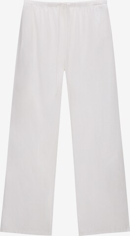 Pull&Bear Trousers in White: front