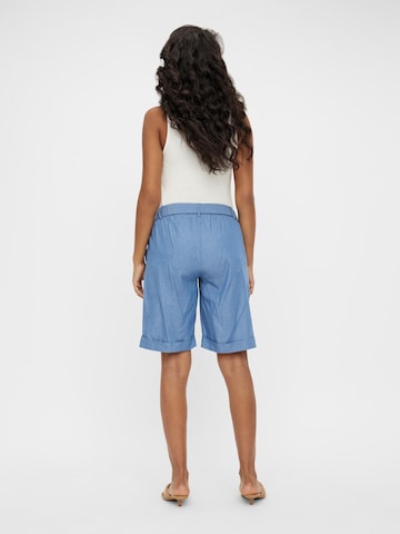 MAMALICIOUS Loosefit Shorts 'Milana' in Blau