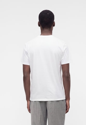 Maglietta di Calvin Klein in bianco: dietro
