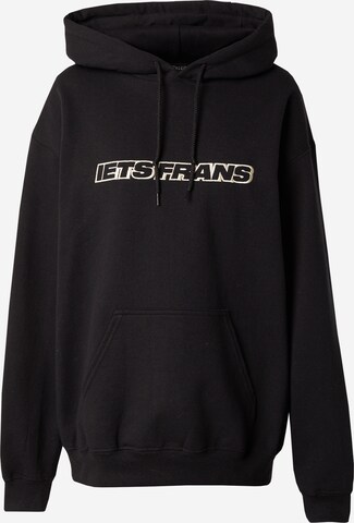 iets frans Sweatshirt in Zwart: voorkant