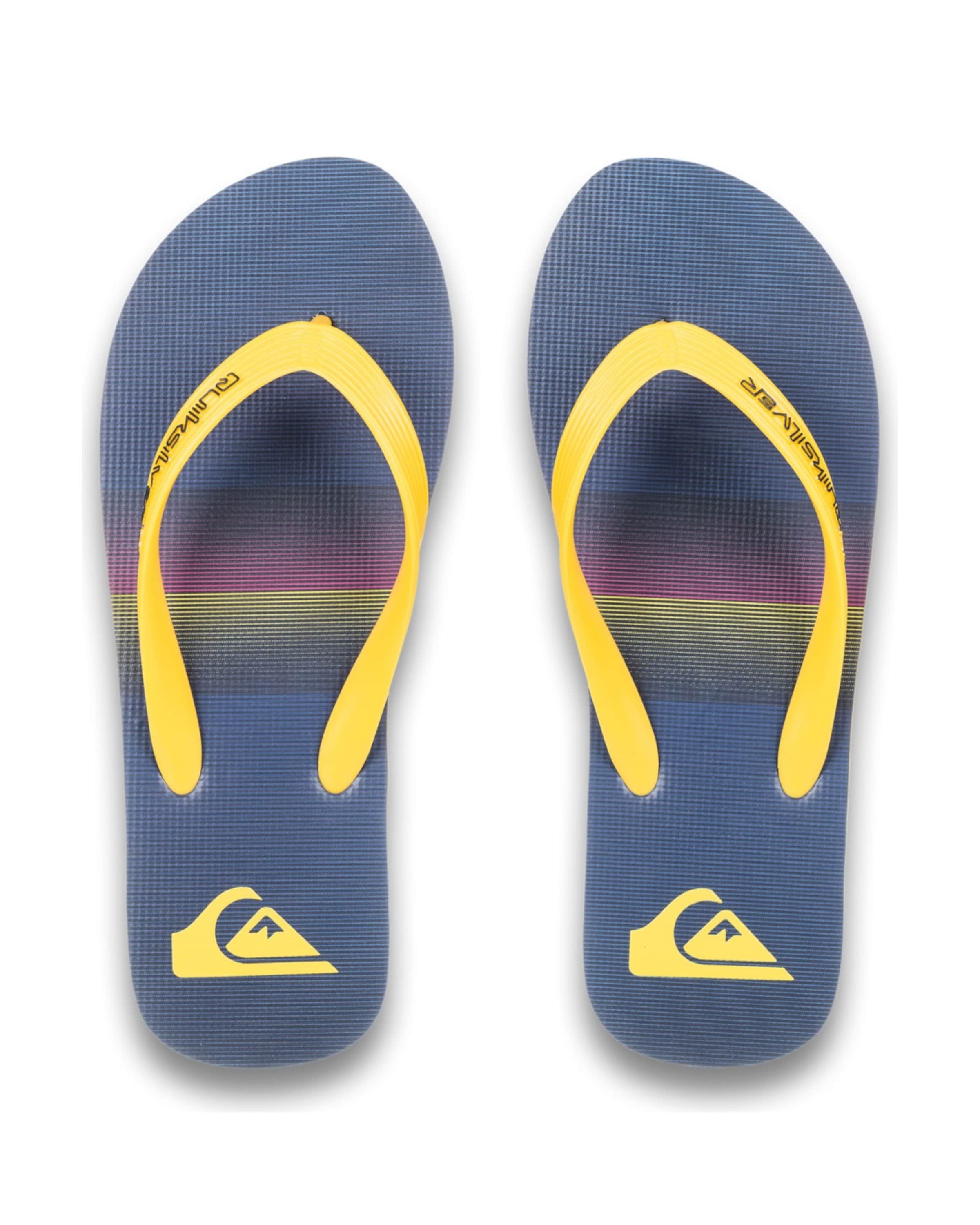 QUIKSILVER Zehentrenner 'Molokai Stripe 25' in Blau