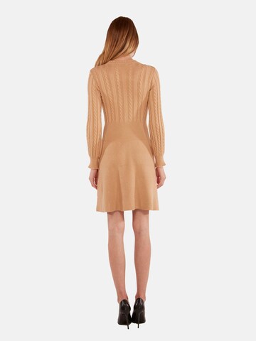TOOche Strickkleid in Braun