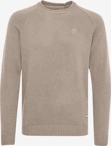 INDICODE JEANS Pullover 'Idtorin' in Beige: predná strana