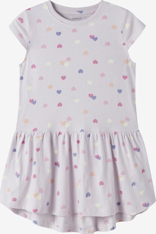 NAME IT Šaty 'NMFVIGGA' – fialová: přední strana