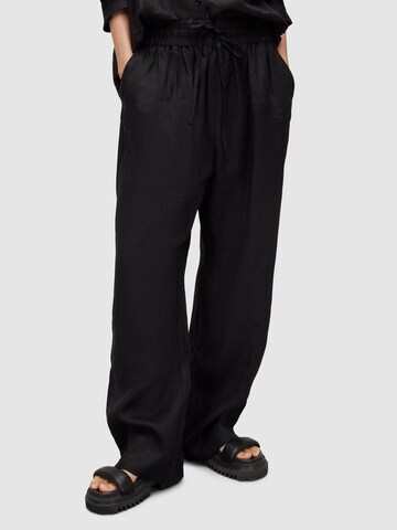 AllSaints Wide leg Trousers 'TYLER' in Black