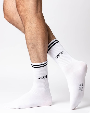 SNOCKS Athletic Socks in White