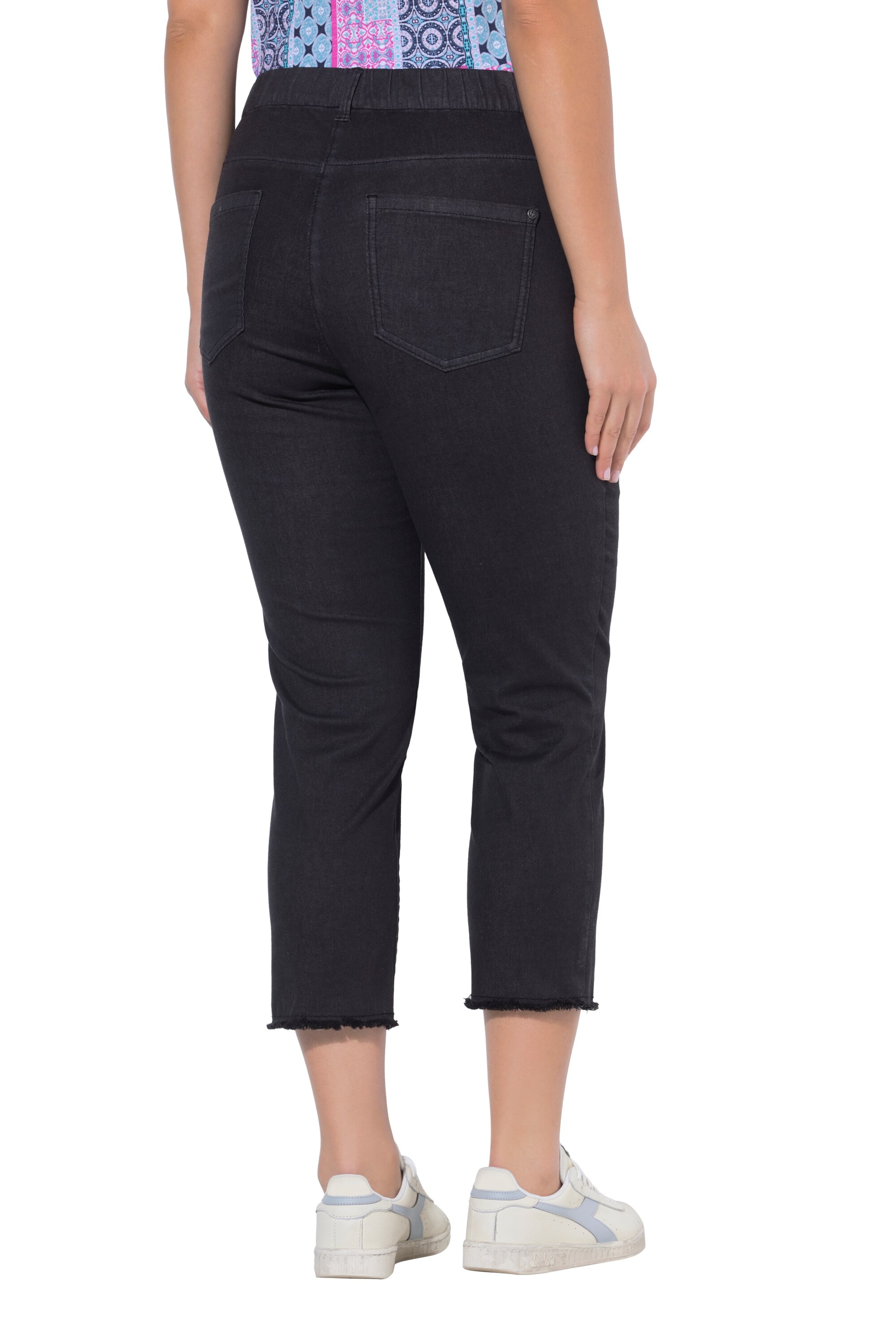Ulla Popken Skinny Broek in Zwart