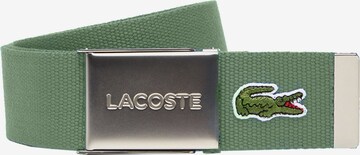 Cintura di LACOSTE in verde: frontale