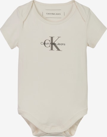 Calvin Klein Jeans Ползунки/боди в Белый: спереди