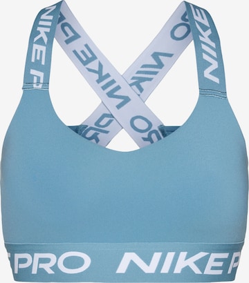 NIKE Biustonosz sportowy w kolorze niebieski: przód