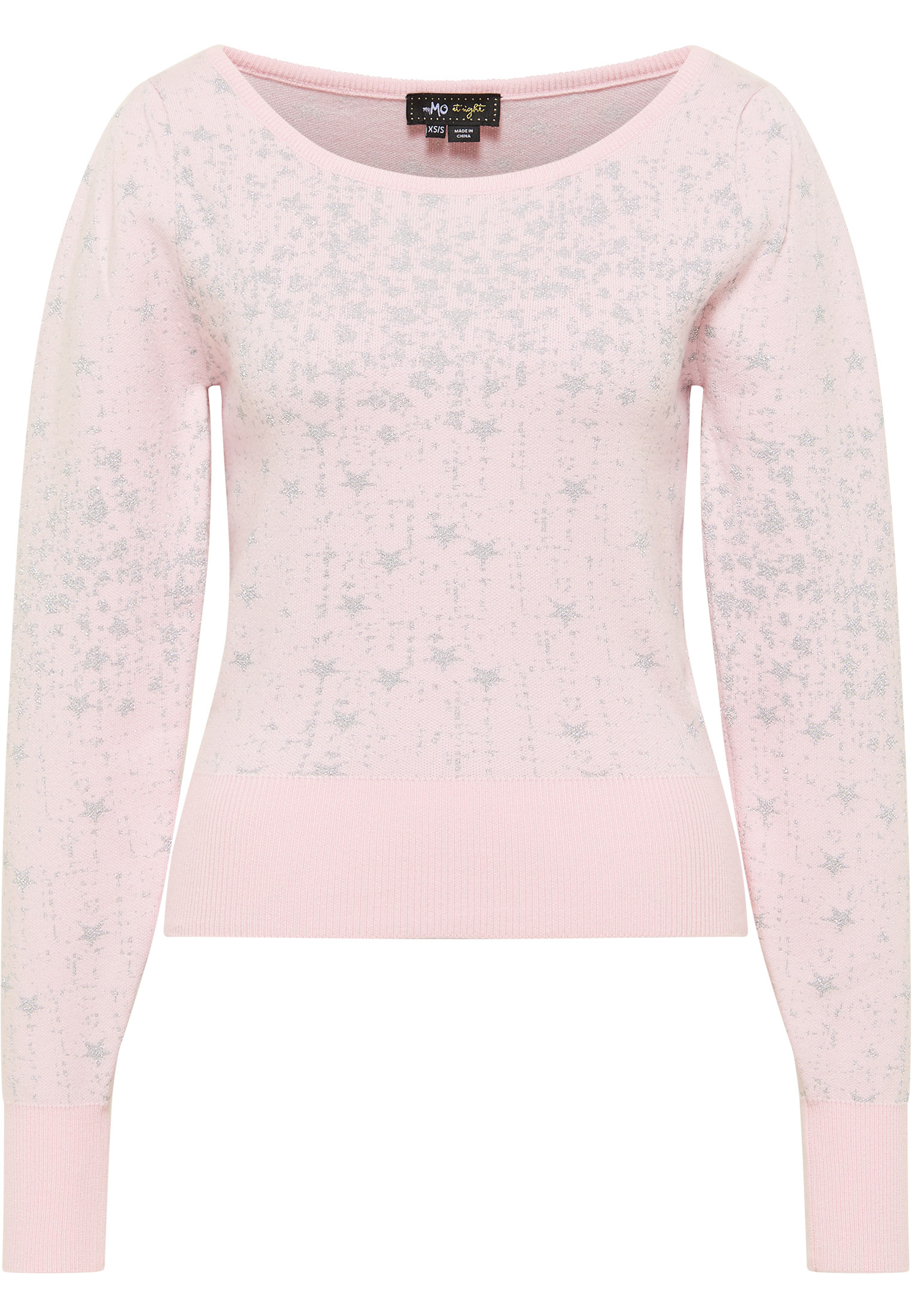 8ynzZ Donna myMo at night Pullover in Rosa Pastello 